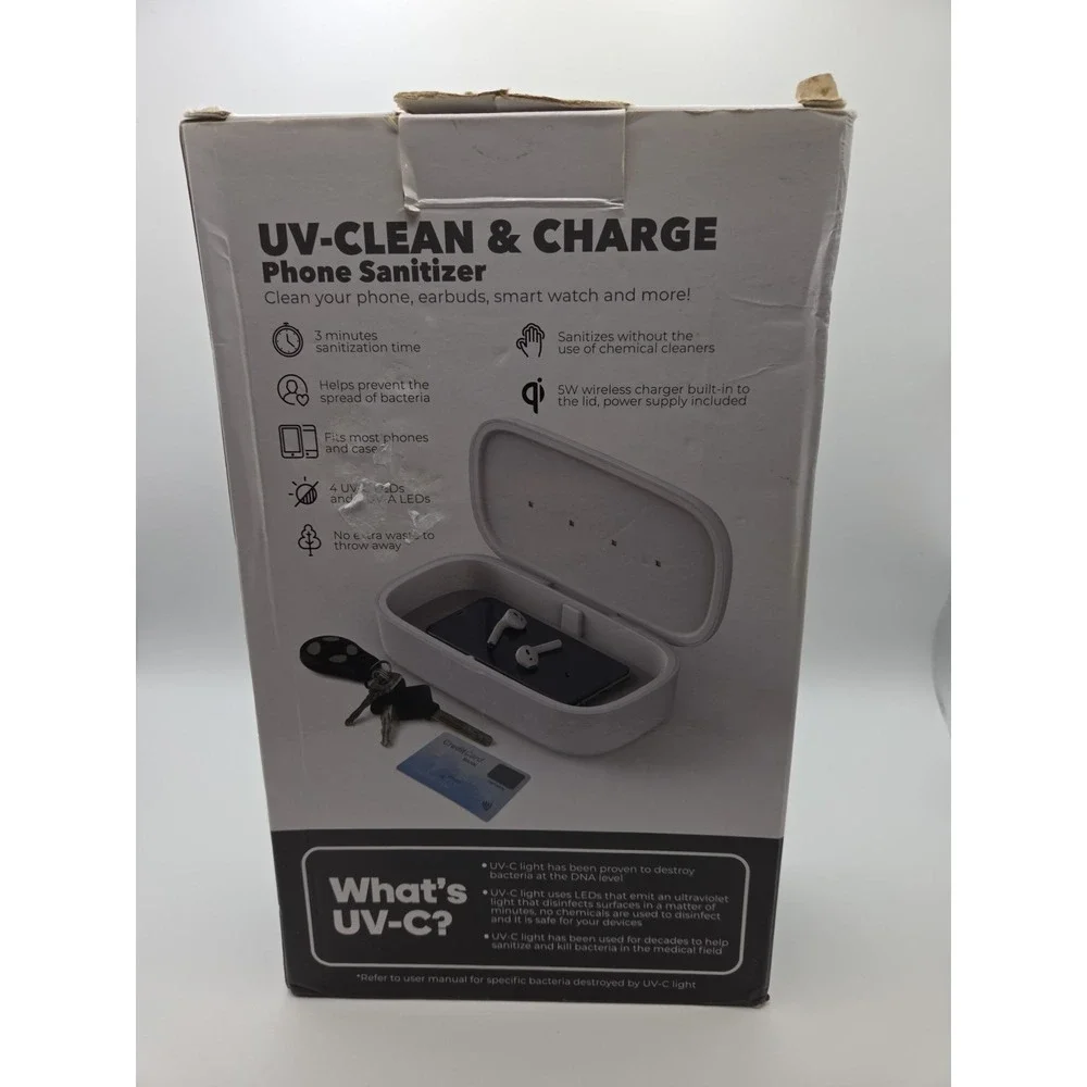 North‎ U- Clean & Charge Phone UV Sanitizer Charger